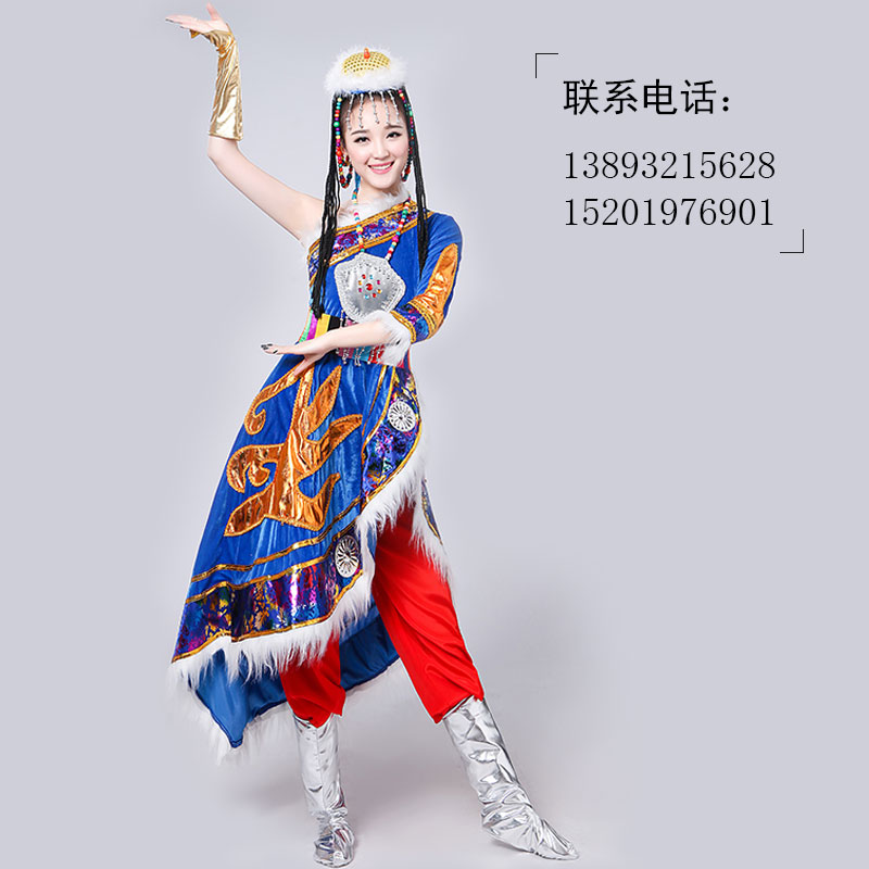 藏族女士舞蹈服装